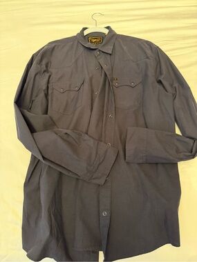 Howler Brothers Men’s Casual Button-Down Shirt — Charcoal Gray